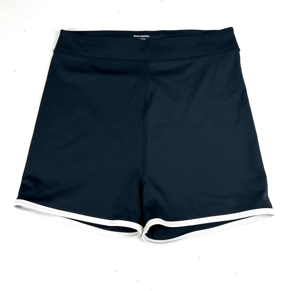Reformation EcoMove Black Athletic Bike Shorts Size XL